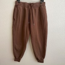Abercrombie Soft A F Essentials Brown Relaxed Sweatpants Joggers M Short