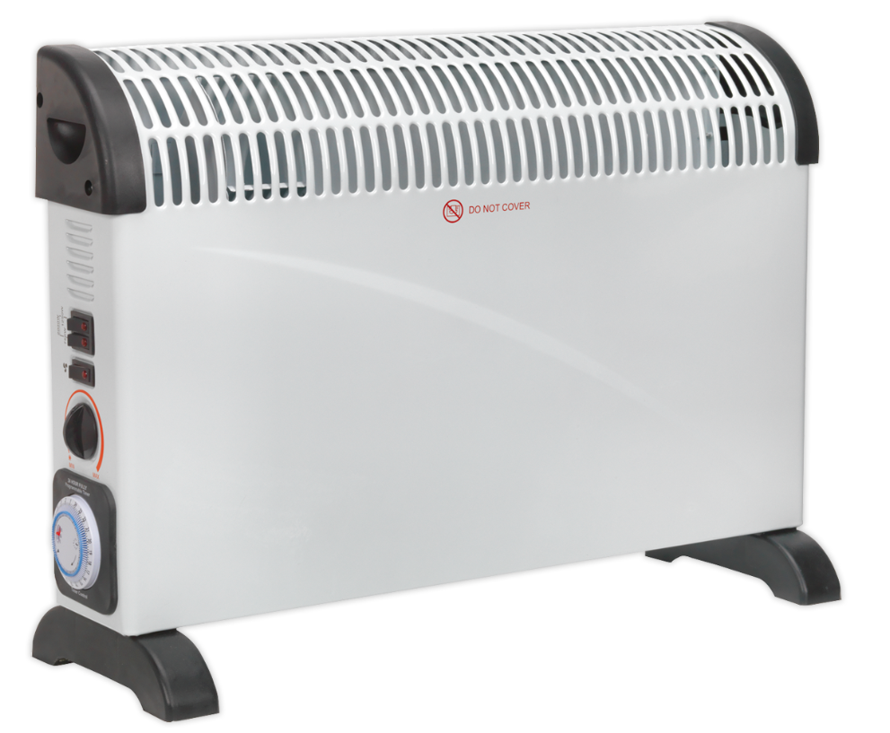 Sealey CD2005TT Convector Heater with Turbo, Timer & Thermostat 2000W/230V