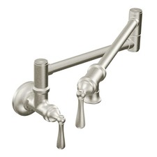 Moen S664SRS Traditional Spot Resist Stainelss Pot Filler Faucet