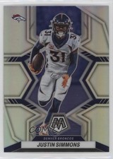 2022 Panini Mosaic Silver Prizm Justin Simmons #62 11ur