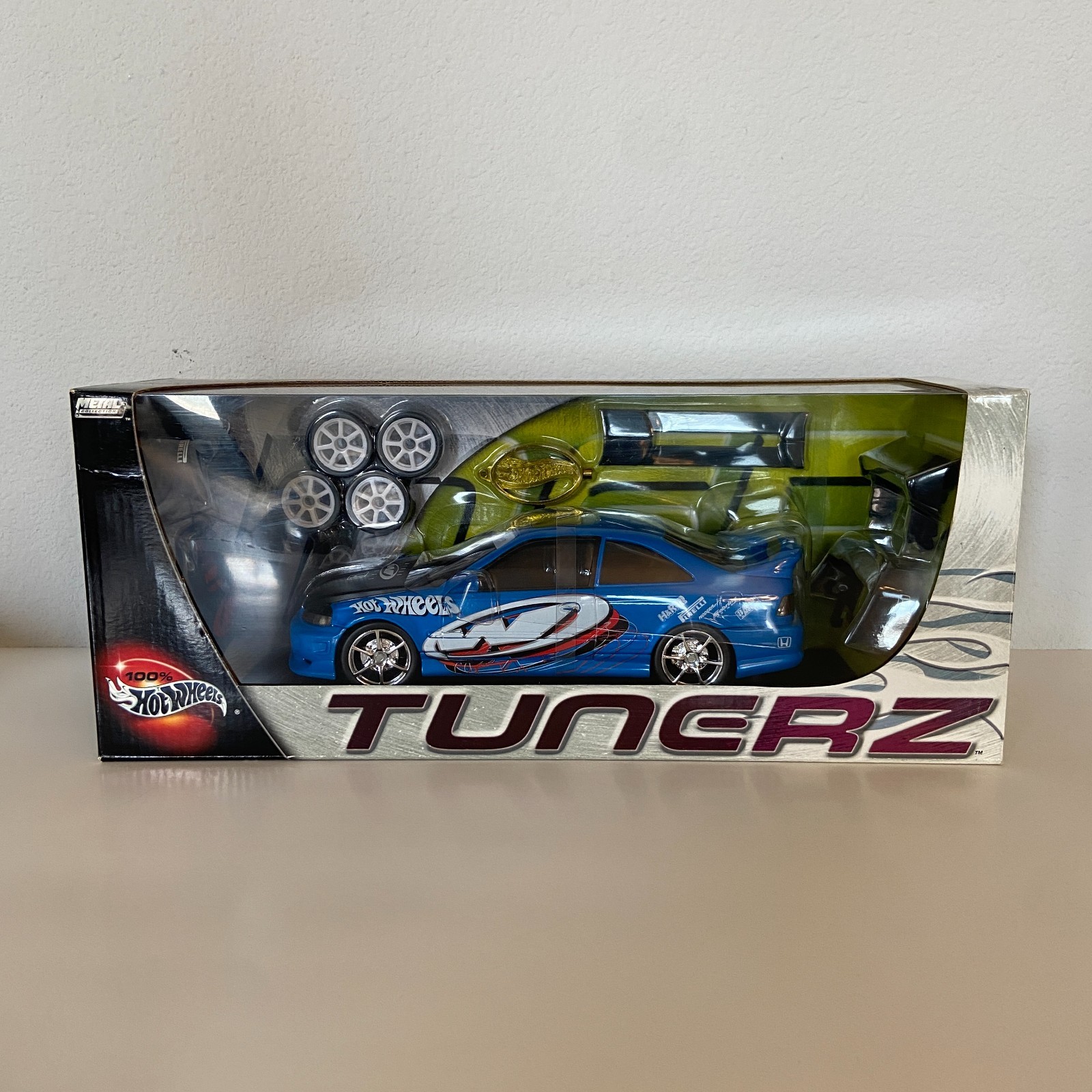 Hot Wheels Tunerz 1:18 Scale Honda Civic Si | Wings West Blue Livery  | Sealed