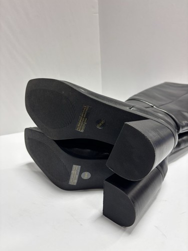 Dolce Vita Damen Flapper, schwarze kniehohe Stiefel, Größe 8,5M, weite Wade - Bild 7 von 8