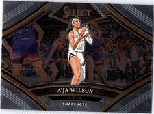 A'ja Wilson 2024 Panini Select WNBA #9 Snapshots
