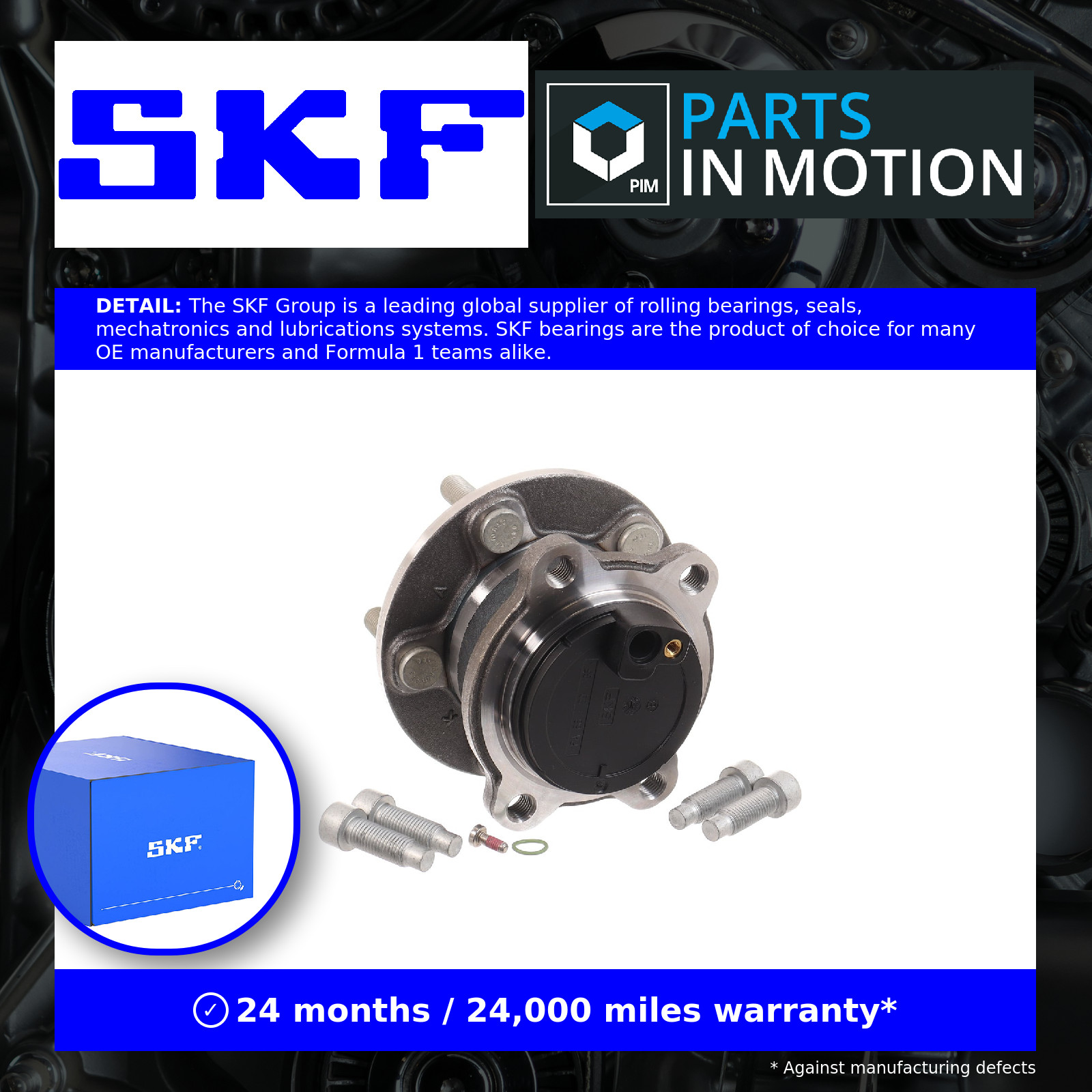 Wheel Bearing Kit fits FORD FOCUS Mk3 TDCi 2.0D Rear 10 to 20 SKF 1702973 New - Image 11