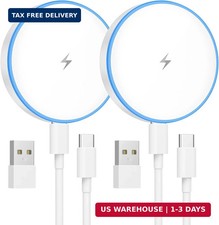 MagSafe Charger 2 Pack Magnetic Wireless Charger Fast Charging Pad