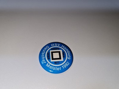 Pin Anstecker Button Hamburger SV HSV 1982 1977 1,9gr. 2,6cm Vintage 80er 