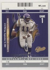 2004 Fleer Authentix Daunte Culpepper #34 0f3j