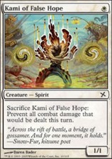 Hero Deal, English - 1 x MTG Kami of False Hope Betrayers of Kamigawa