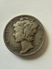 1941 USA Mercury Dime XF