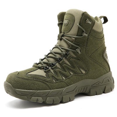 High Top Training / Hiking Comfortable Boots Anti Slip Wear Resistant Work Shoes