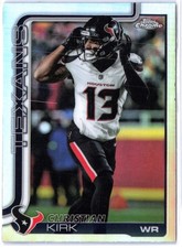 2025 TOPPS CHROME FOOTBALL SILVER REFRACTOR CHRISTIAN KIRK