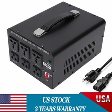 5000W Watt Power Voltage Transformer Step Up/Down 110-120V to 220-240V Converter