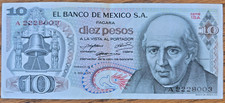 10 Pesos - Mexico, 1969-1977