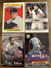 4 Card Lot Roger Clemens/Randy Johnson