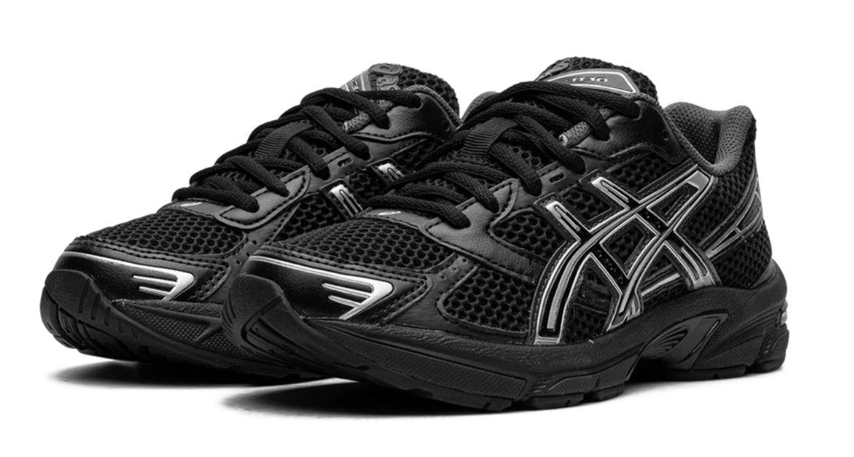 ASICS Gel-1130 Black Pure Silver (Size 10, 10.5, 11, 11.5, 12