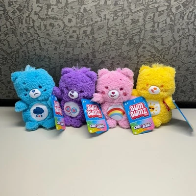 Bum Bumz Care Bears Set of 4 Cheer Funshine Share Grumpy NEW - Image 1 of 4