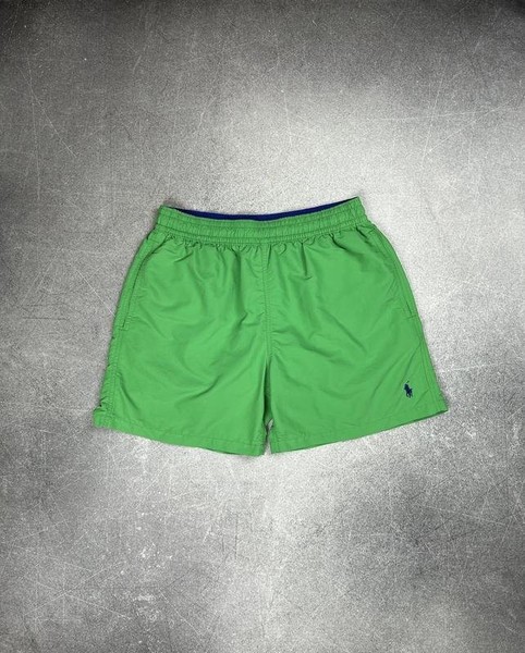 Men Polo Ralph Lauren Shorts Green Polyester S