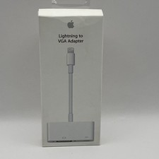 Genuine Apple Lightning to VGA Adapter OEM MD825ZM/A iPhone iPad Brand New