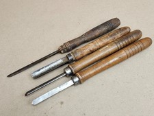 Craftsman & Buck Lathe Chisel Lot of 4