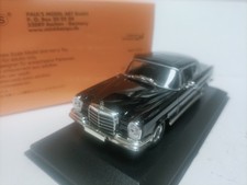 Minichamps 1:43 Mercedes Benz 280SE 3.5 1970 Black Luxury Sedan Model 