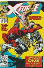 X-Force #15 Vol. 1 Direct Edition 1992 Marvel Comics VF/NM Sleeve and Board