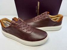 Johnston & Murphy Anders U-Throat Dark Mahogany Full Grain - Size 9.5M