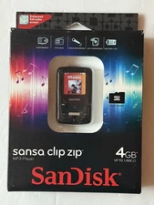 2011 NEW In Box SANDISK Sansa Clip Zip 4GB MP3 Player