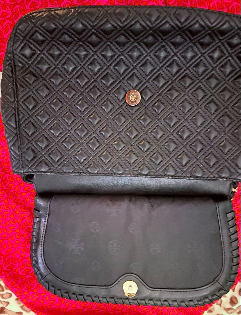 Tory Burch Chain Shoulder Bag Leather Black Women's From Japan thumbnail 20