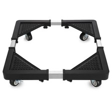 Mini Soporte para Nevera con Ruedas, Carretilla Ajustable para Lavadora, Secadora, Muebles