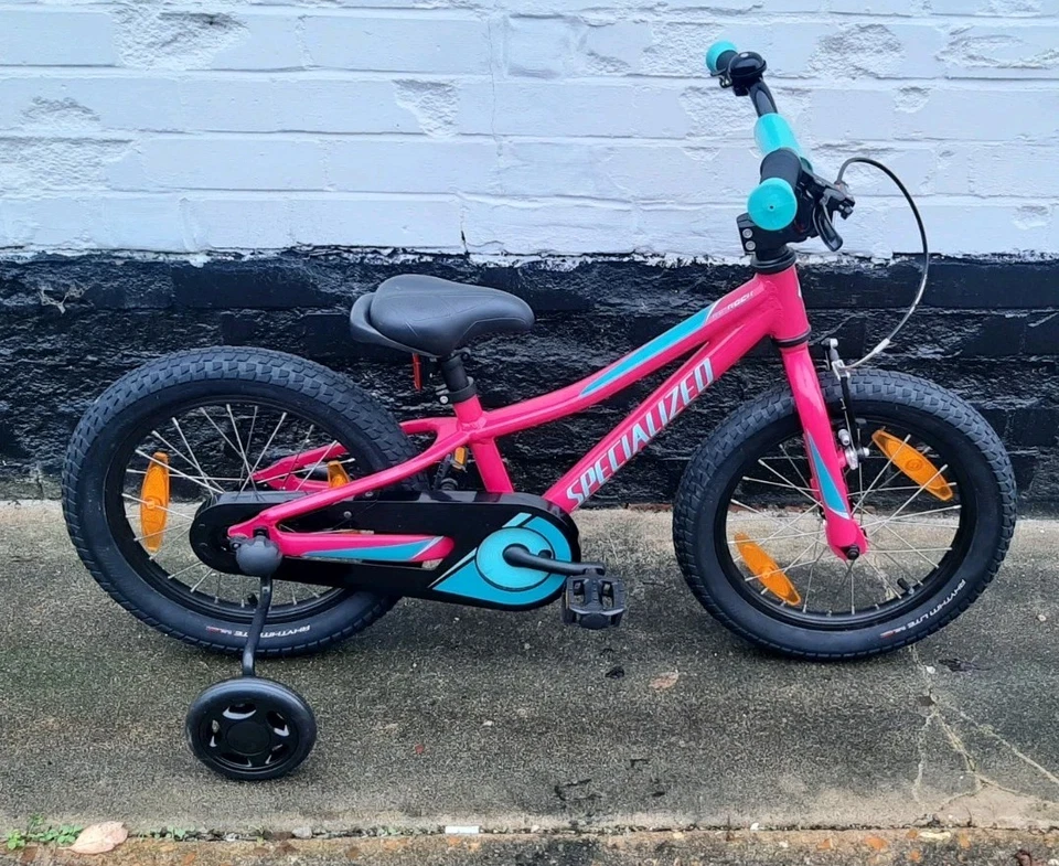 Specialized Riprock Coaster 16" Kinderfahrrad Stabilisatoren Pink NOS Neu Ex Display