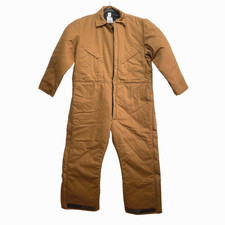 Dakota Outerwear Duck Coverall Mens XL Brown Insulated Quilted Made in USA