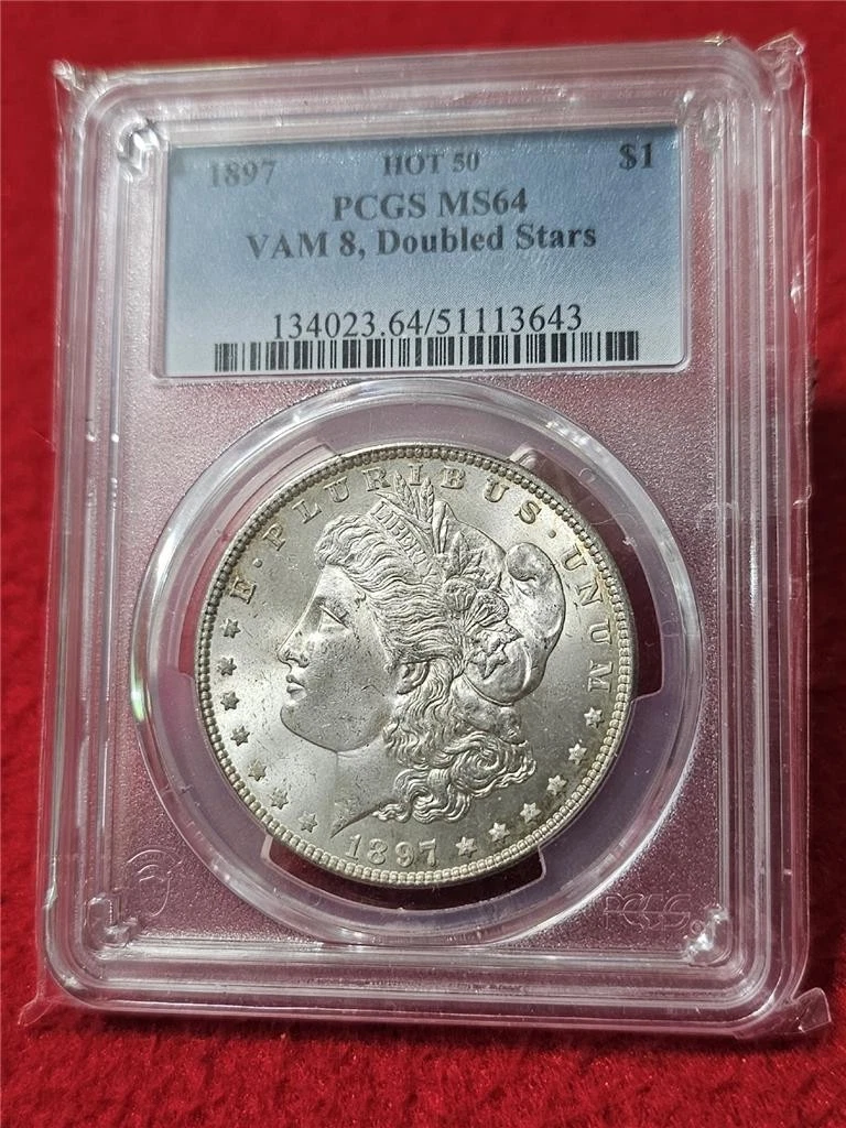 MS 64 Graded 1897 Year Morgan US Dollars (1878-1921) for sale | eBay