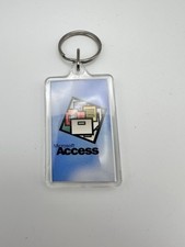 Rare Vintage MICROSOFT Access Keychain
