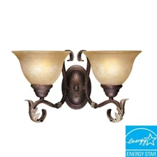 World Imports Olympus Tradition Crackled Bronze with Silver Sconce WI262324N