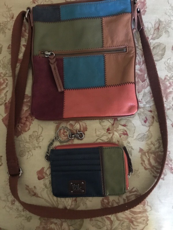 The Sak Patchwork Multicolored Leather Cross-body… - image 1