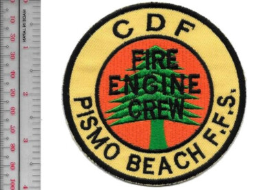 Hot Shot Fire Crew CDF Pismo Beach Forest Fire Station Fire Engine NO TARIFF
