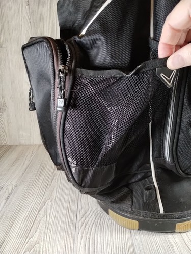 Callaway Black Golf Bag 7 Way Dividers (No Cart) Carry Handle Shoulder Strap - Picture 10 of 18