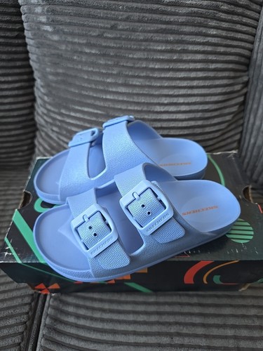 Skechers Cali Gear Cali Blast Sunshine Shimmer Junior Mädchen Sandalen Größe 10 - Bild 2 von 8