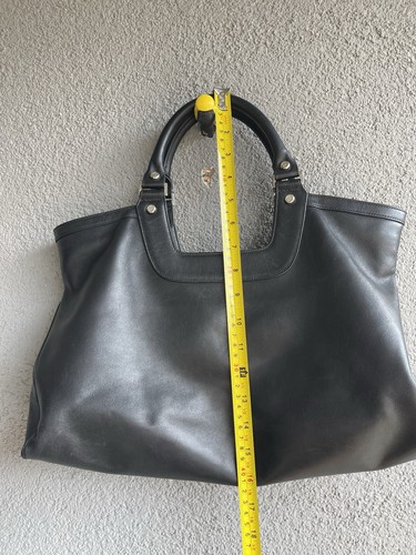 Vintage Gianni Versace Ledertasche schwarz - Bild 23 von 24