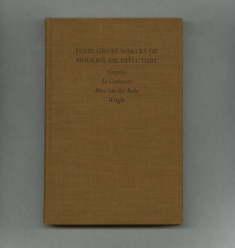 1970 Gropius Corbusier Mies Wright MODERN ARCHITECTURE 1961 Columbia   Symposium - Bild 1 von 4