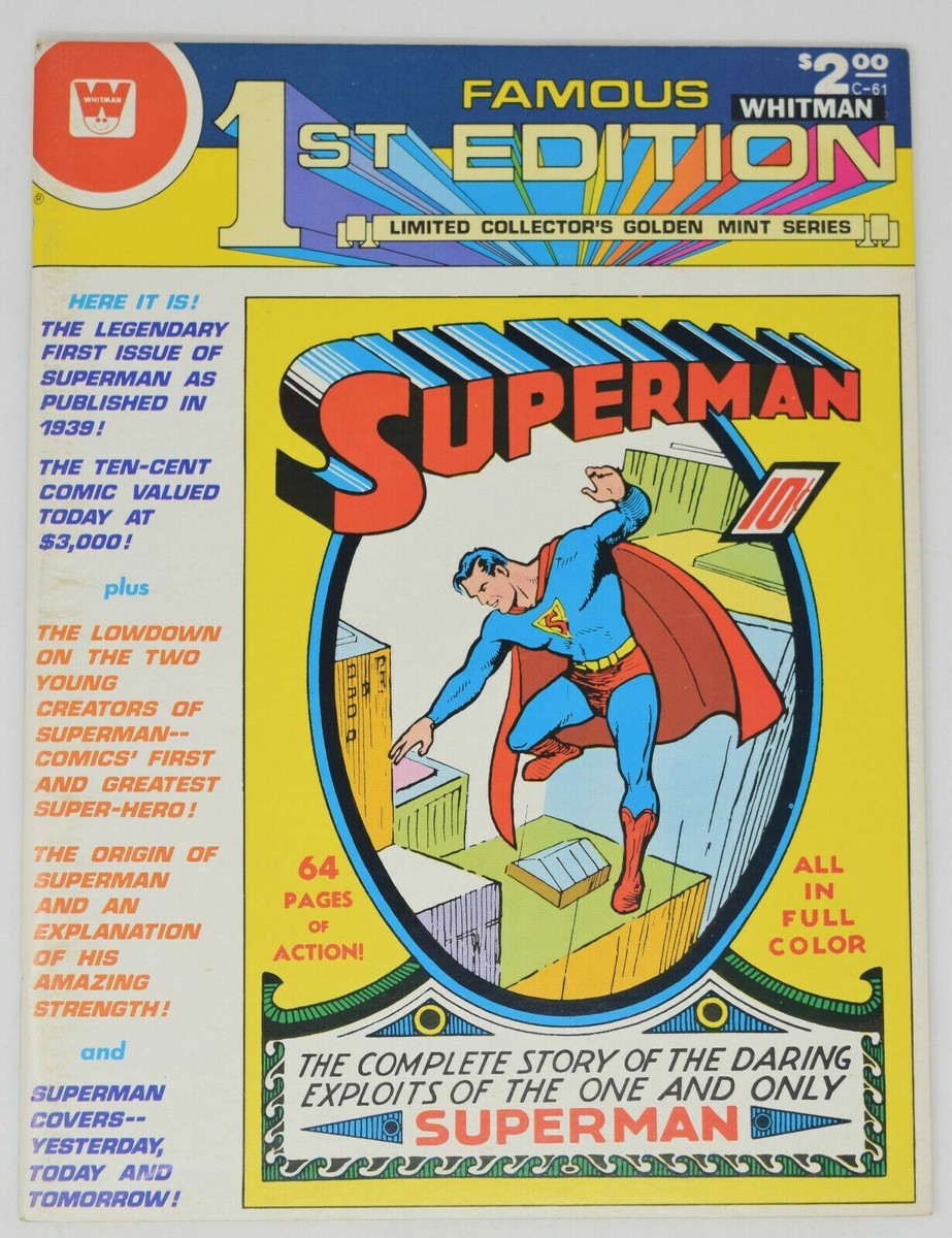 Famous First Edition Superman Treasury C-61 DC 1979 VF Whitman 1