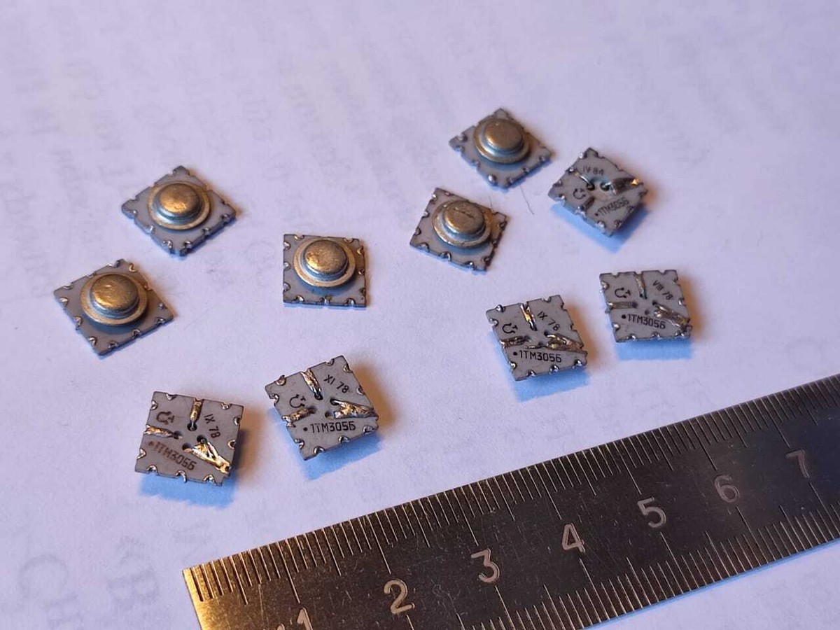 10 Pièces Transistor Germanium 1T308V = GT308V P-N-P URSS - Foto 2