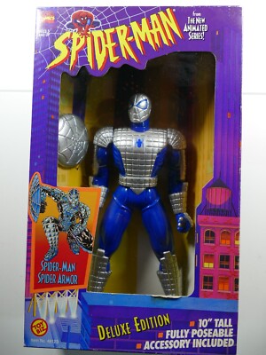 Marvel Universe 10'' Spider-Man Deluxe Edition Actionfigur Toy Biz 1996 Neu in OVP