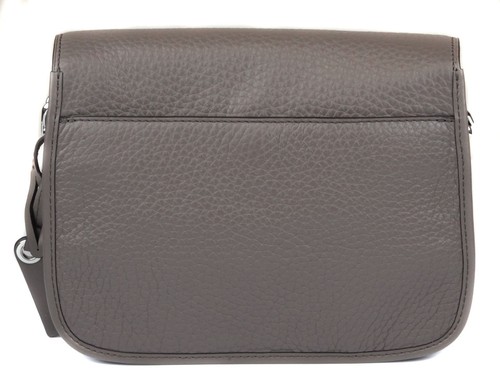 Michael Kors Women's Cinder Grey Cooper Medium Leather Messenger Purse Bag Ret - Picture 4 of 7