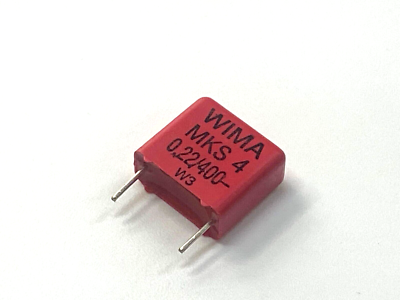10pcs - WIMA MKS4 0.22uF (0,22µF 220nF) 400V 5% Pitch:10mm - Foto 10