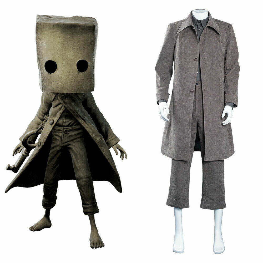  RocailleCos Little Nightmares Mono Cosplay Costume Coat Outfits  Suit Halloween Uniform for Men (gray, XXXL) : Clothing, Shoes & Jewelry