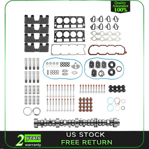 For GM 5.3 l AFM Lifter Replacement Kit Head Gasket Set, Head Bolts Lifters cam