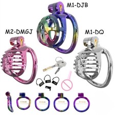 2025 Cobra Small Chastity Cage Device Anti Cheating Abstinence with 4 Size Ring