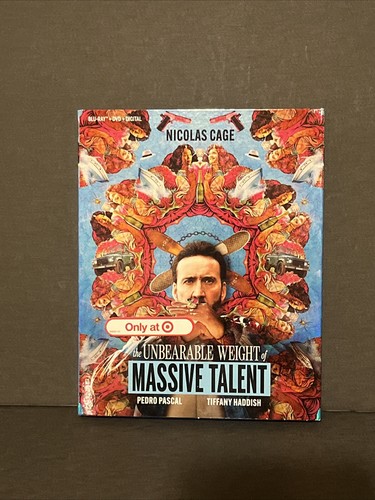 The Unbearable Weight Of Massive Talent Blu Ray DVD With Slipcover Nicolas Cage