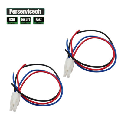 2PCS For Clarion Car Audio Graphic Equalizer 4-Pin Power Plug Harness Cable